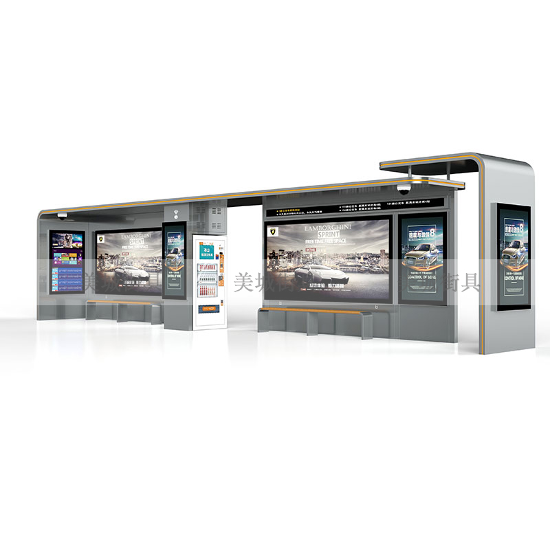 候車亭效果圖 候車亭效果圖